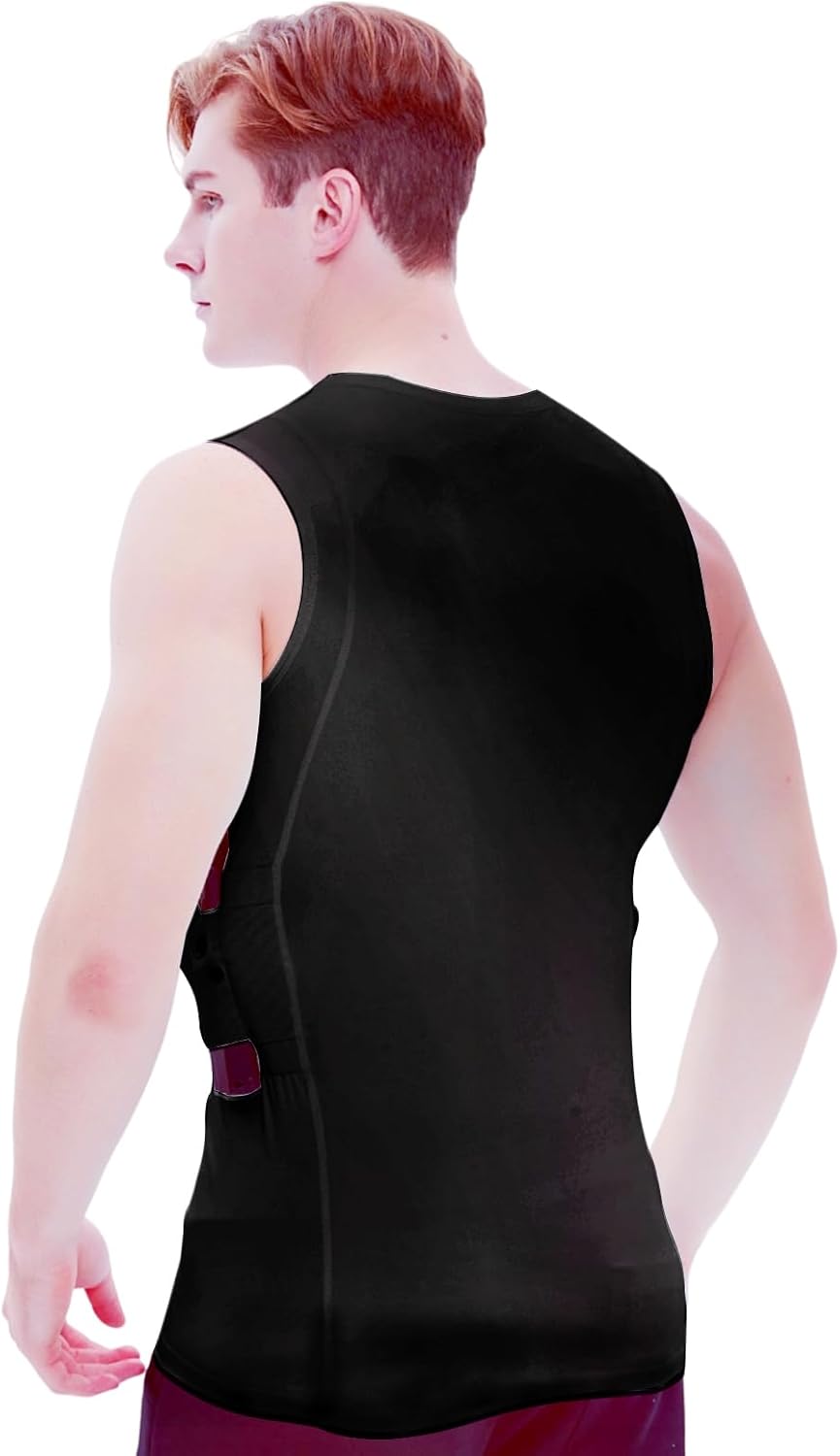 Conceal Carry Shirts for Men - Holster Tank Top - Everyday Concealed Carry Compression Shirt - Image 4