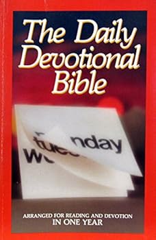 Paperback Daily Devotional: KJV With Daily Devotions : Containing the Complete Bible Arranged for Reading and Devotion in One Year Book
