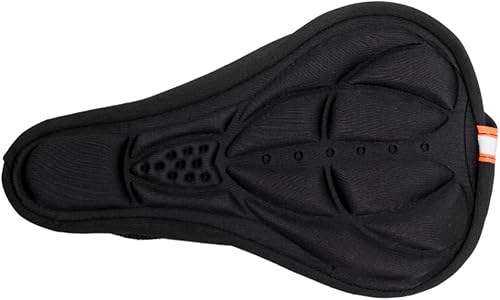 Miniatura 10 de BESPORTBLE Cojín acolchado para silla de montar de bicicleta para niños, asiento de gel acolchado para bicicleta