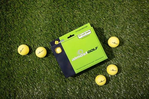 image for ALMOSTGOLF Limited Flight Practice Foam Golf Balls – Realistic Spin,