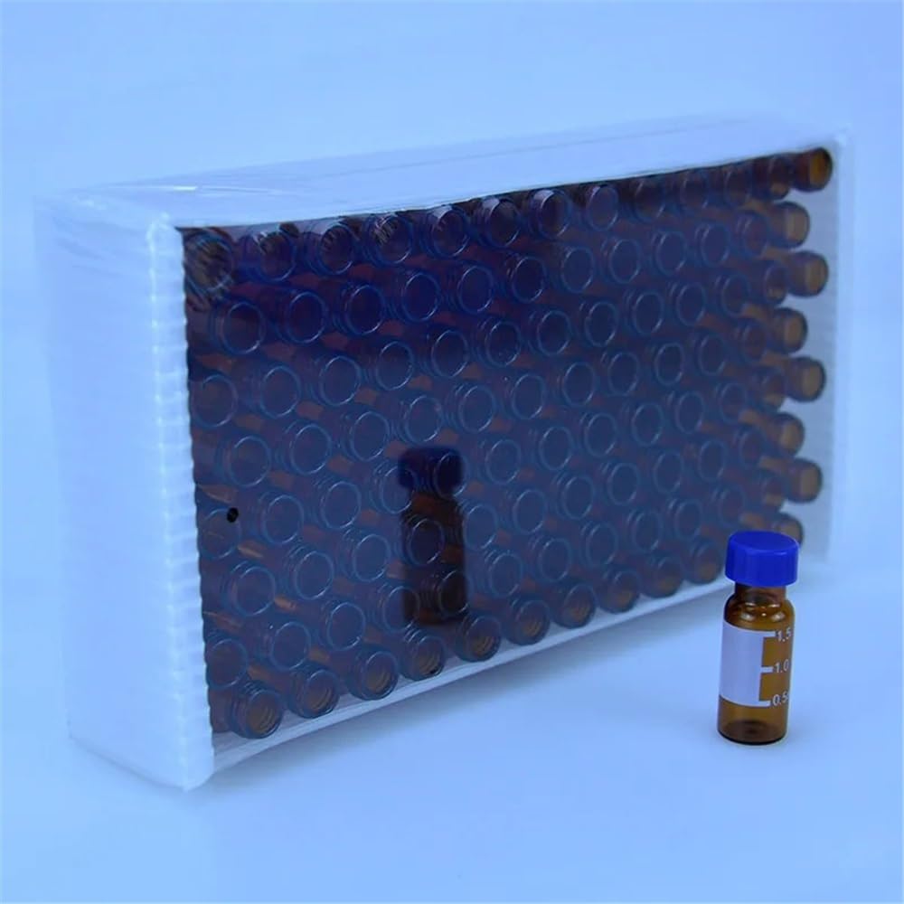 Laborausstattung und -bedarf 100 stücke Fläschchen 2ml Mit 9mm Deckel Probe Flasche