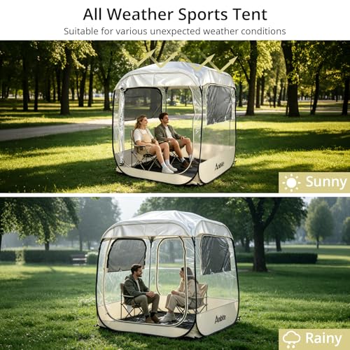 Carpa deportiva Pop Up para 2-4 personas transparente miniatura 5