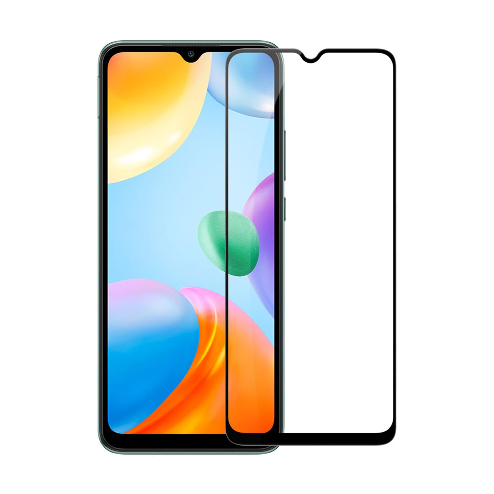 Whoasyst Redmi10C/PocoC40 強化ガラスフィルム