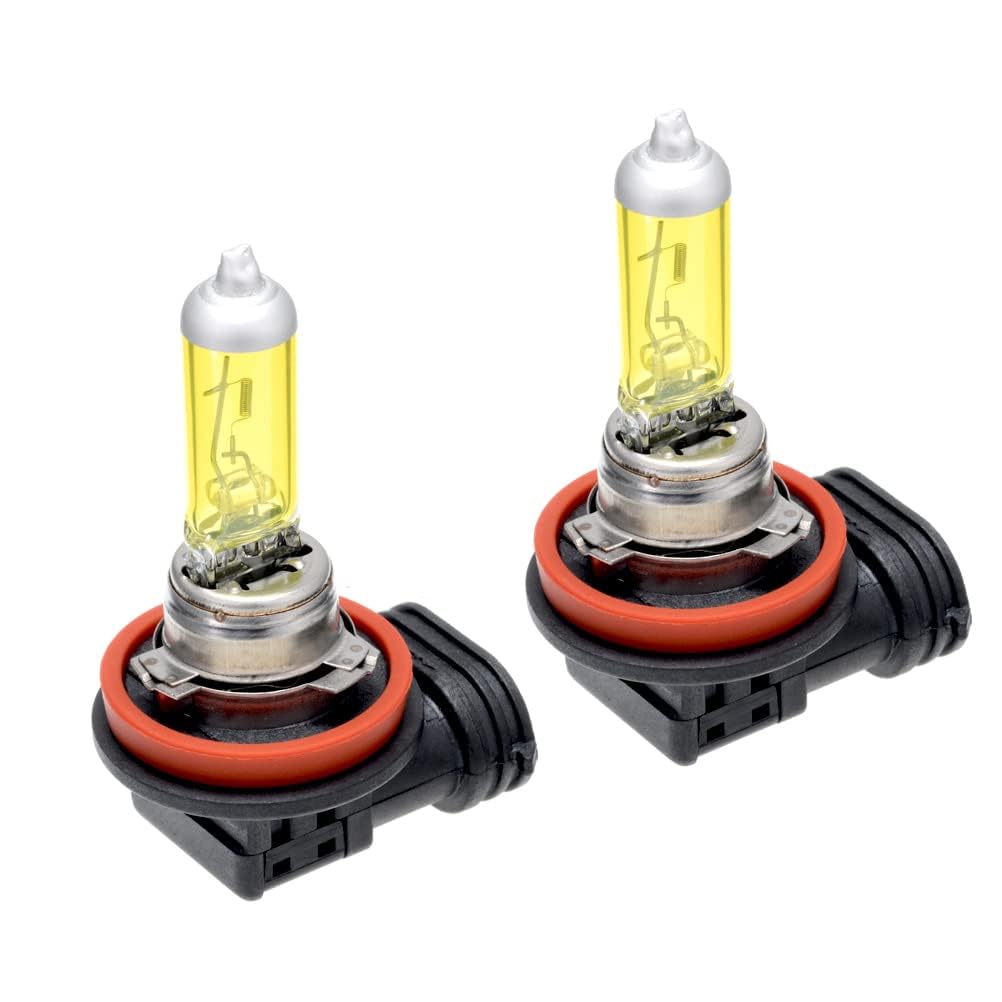 IPF Halogen H8 Yellow Bulb 2450K 12V 35W Fog Lamp Pair Japan JDM
