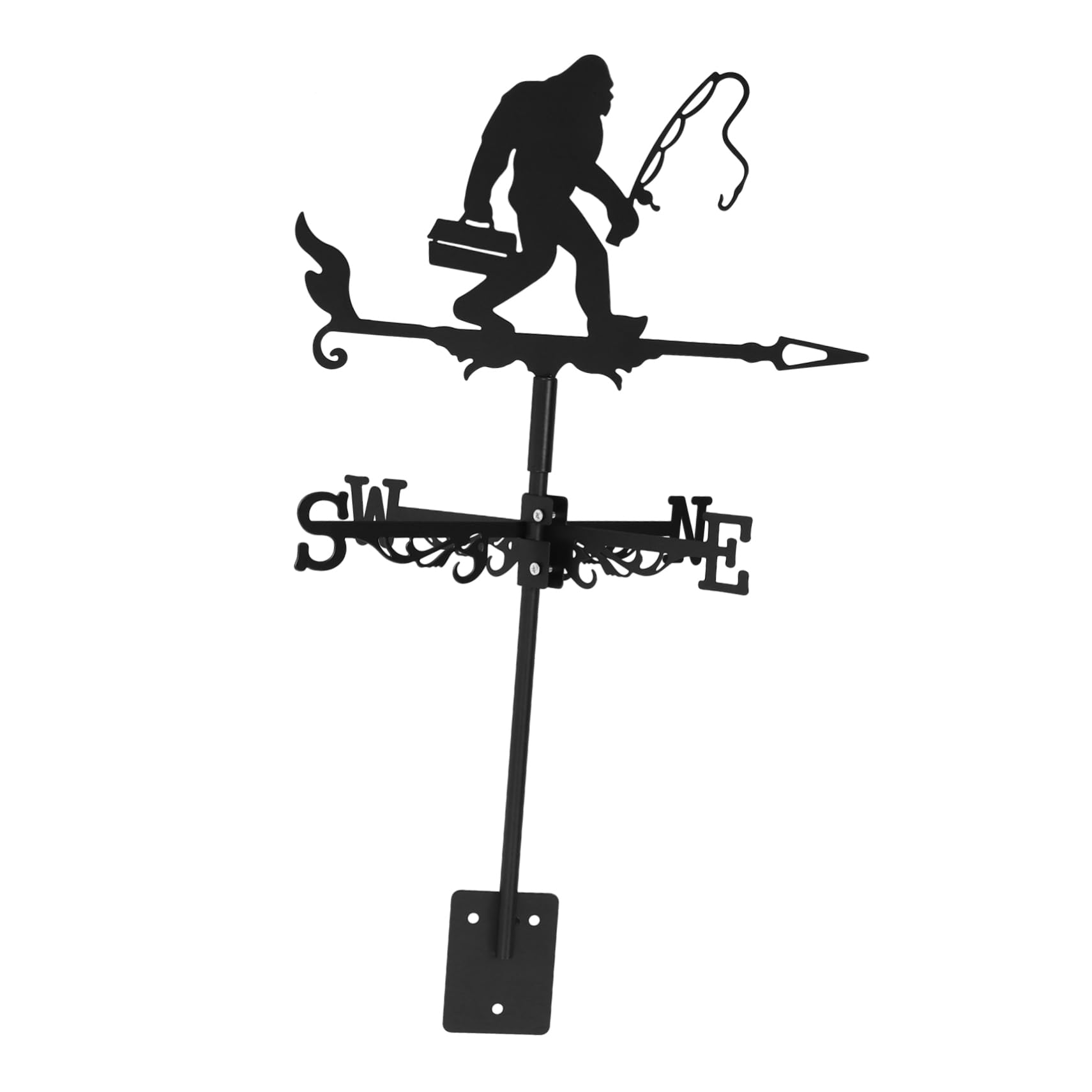 Girouette décoration extérieure coq pour animer le jardin au vent
