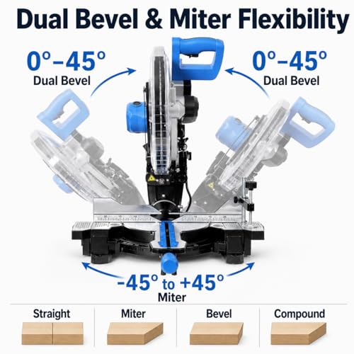 Diggtek 12-Inch Dual Bevel Sliding Miter Saw