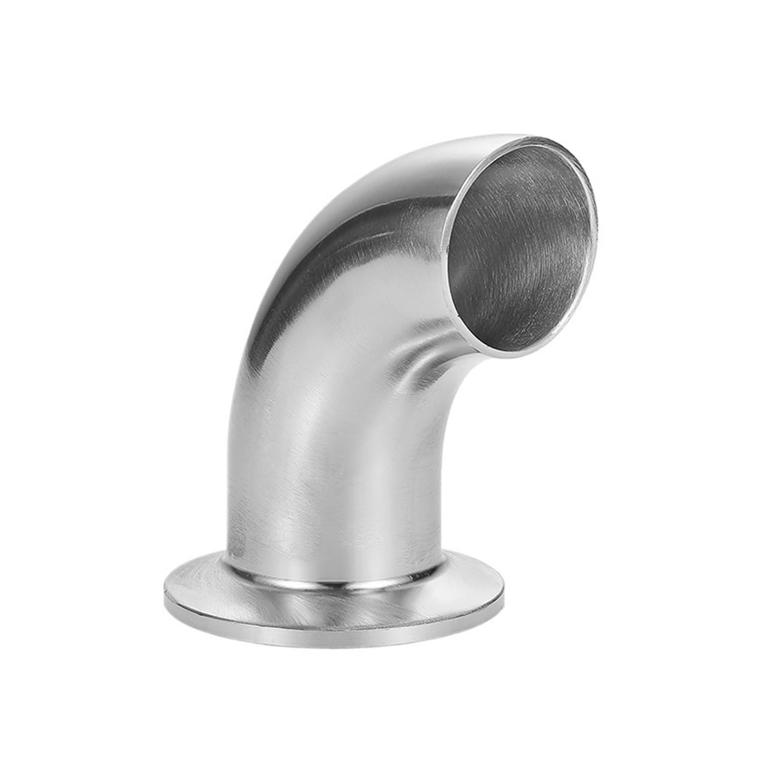 Zgposqkzsc One Color Pipe Od 38Mm One Side Butt Weld One Side 1.5" Tri Clamp Ss304 Stainless Steel 90 Degree Elbow Pipe Fitting