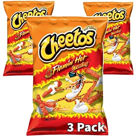Cheetos Flamin Hot Crunchy 8.5oz Pack of 3 Cover