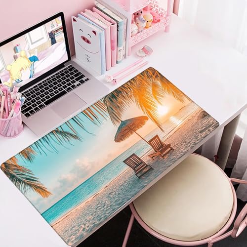 Tapis de souris grand format protégeant le bureau avec bords cousus G-11122