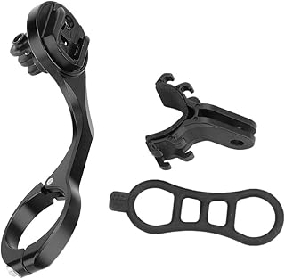 Zyyini Bicycle Handlebar Mount, Bike Odometer Extension Mount Camera Holder Aluminium Alloy Bicycle Odometer Computer Extension Mount Adapter for Bike