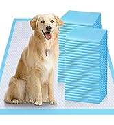 Gimars Thicker Heavy Absorbency Pet Training Puppy Pads 28"x34"- Extra Large Disposable Polymer Q...