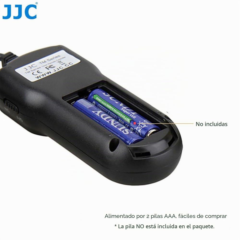 JJC Temporizador Mando a Distancia de Disparo del Obturador con Abrazadera de Soporte para Trípode para Fujifilm GFX100 GFX50S X-PRO3 XT5 X-T4 X-T3 X-T2 X-T30 II III X-T20 X100V Reemplazo Fuji RR-100