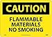 C493RB - 25.4 x 35.56 cm (10 x 14) - Hazardous Material Caution Signs, National Marker - Each