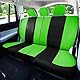 FH Group FB030GREEN115-SEAT Universal Fit Green Bucket Autositzbezüge und Bankbezug passend für die meisten Autos, SUVs und Lastwagen (kompletter Airbag kompatibel mit geteilter Bank)