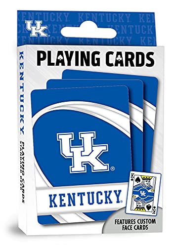 Image of MasterPieces Family Games - NCAA Kentucky Wildcats Playing Cards - Officially Licensed Playing Card Deck For Adults, Kids And Family