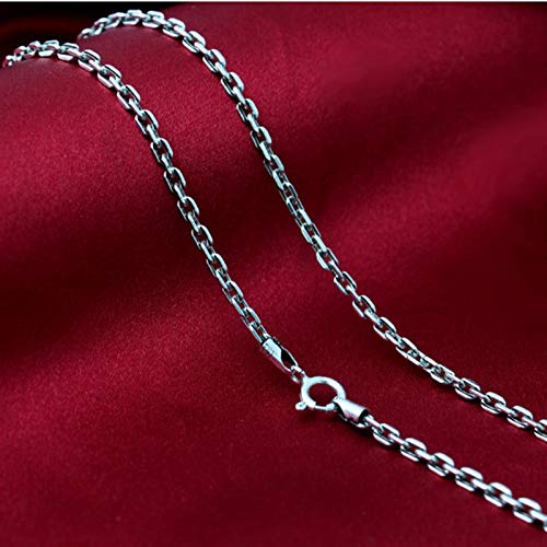 Collier argent KnSam avec chaîne câble 3mm de 45 à 65cm - 6