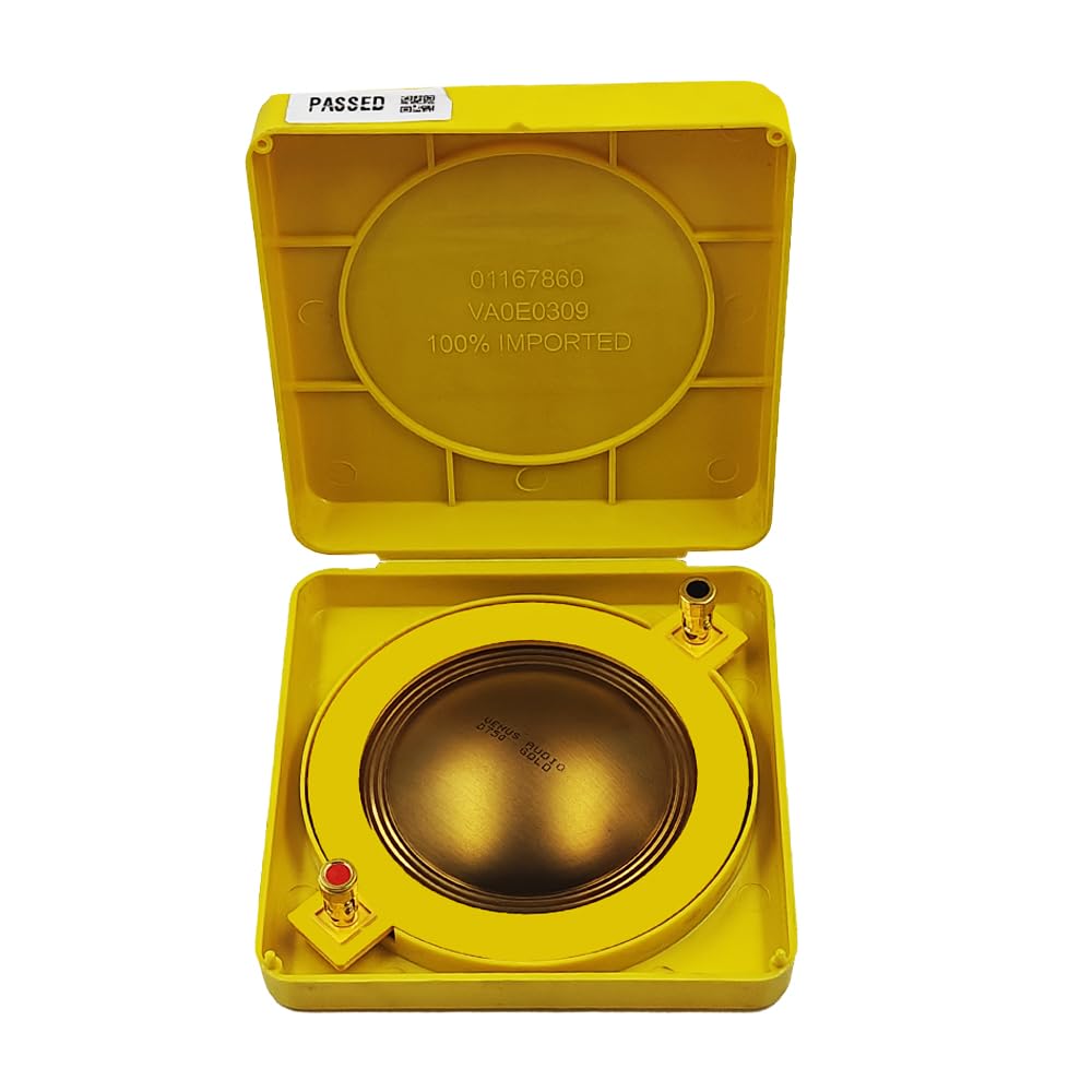 Venus D-750 Golden Diaphragm: 72.2mm Titanium Voice Coil, 8 Ohm HF