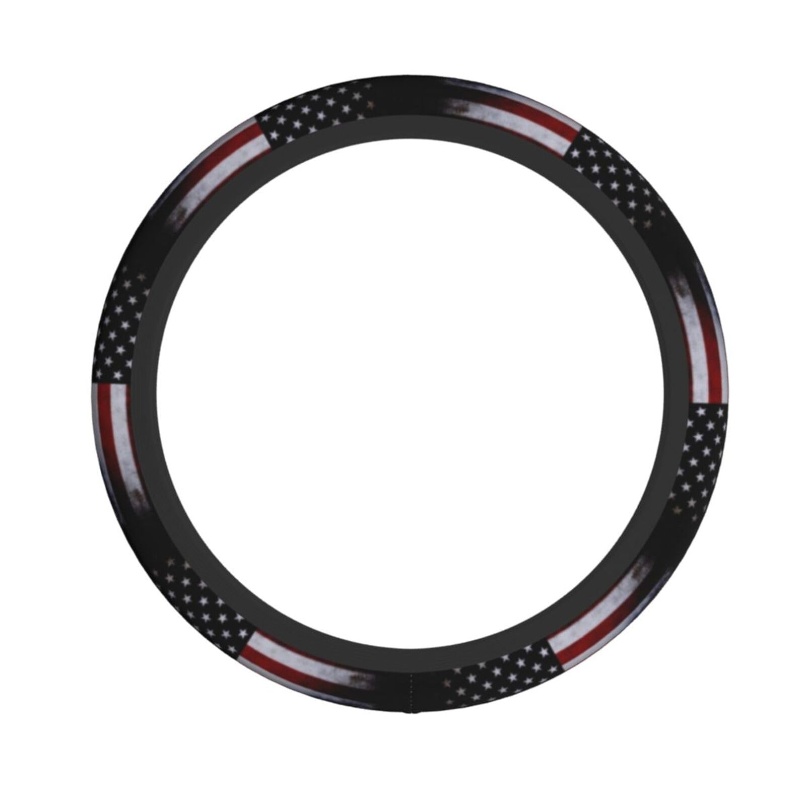 American Flag Steering Wheel Cover Car Accessories Cute for Women Girls Girly Universal 15 Inch Neoprene Auto Interior Decor Anti Slip Car Truck Protector