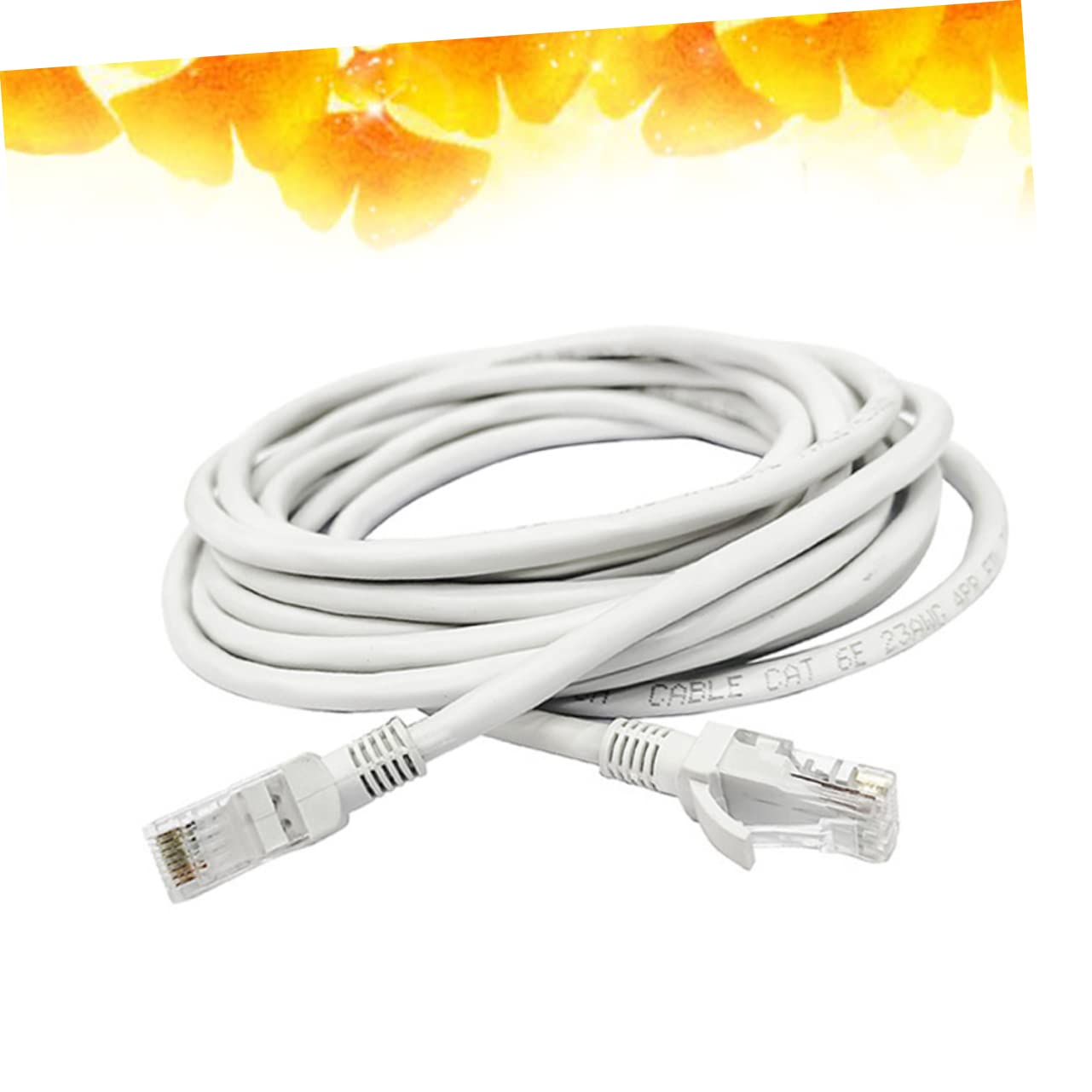 Cavo Ethernet Cat6 Bianco 50 Metri, Rame, Jumper Rete Locale
