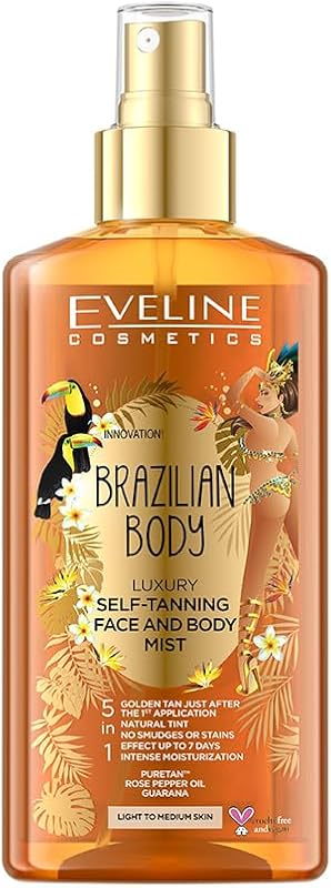 EVELINE COSMETICS Bruma autobronzeadora para rosto e corpo 150 mL