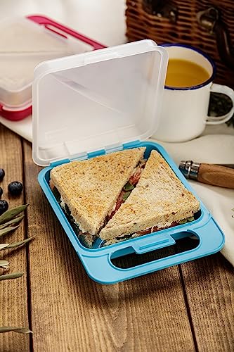 Tatay 1167100 Titolare del panino di plastica Blue...