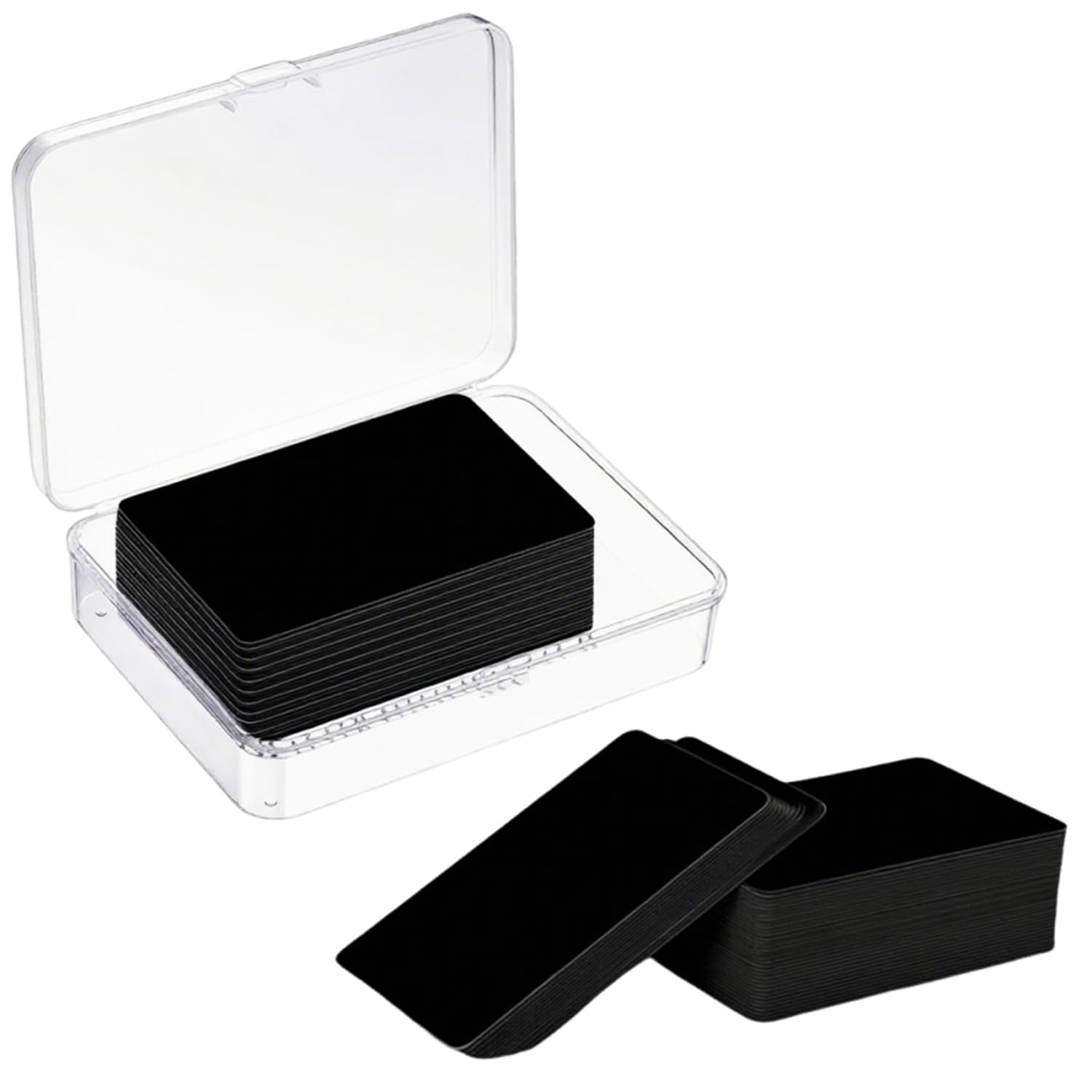 Origin-Joy 100 PCS NFC Cards, NTAG215 Blank Waterproof 85.5 x 54mm NFT Chips, Programmable & Rewritable, Compatible with Amiibo, TagMo, iOS & Android