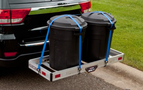 Tricam ACC-1F Hitch Mounted Aluminum Cargo Carrier, 500-Pound Capacity, 50-Inch by 20-Inch Platform - Thumbnail 5