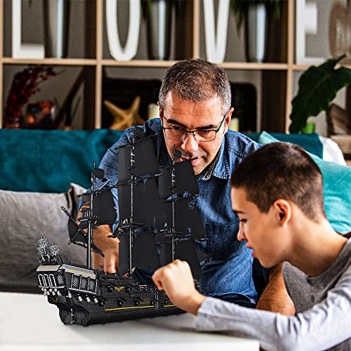 Mould King Black Pearl Pirate Ship Building Set Toy, Ship Model Building Blocks, Simulation Ship Model 13111 Building Bricks Toy For Model Fans And Kids 14+ Years(2868 Pieces) #TOP4