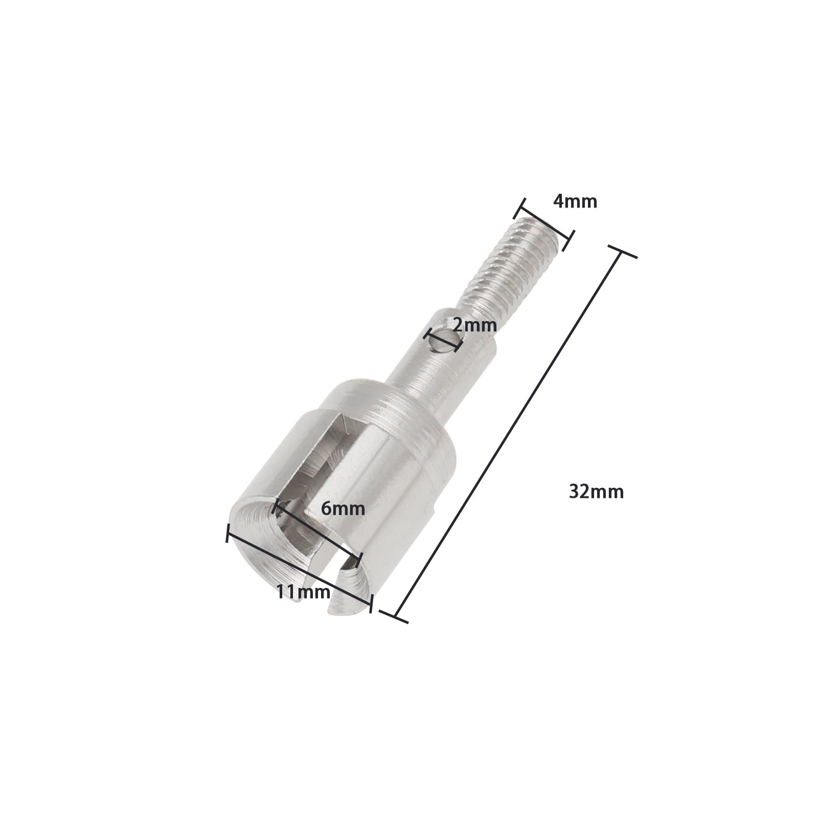 Create idea 4pcs RC Car Metal Wheel Axle 02033 Wheel Drive Shaft RC Car Wheel Metal Drive Shaft Compatible with HSP 1/10 94108 94111 94123 - Image 4