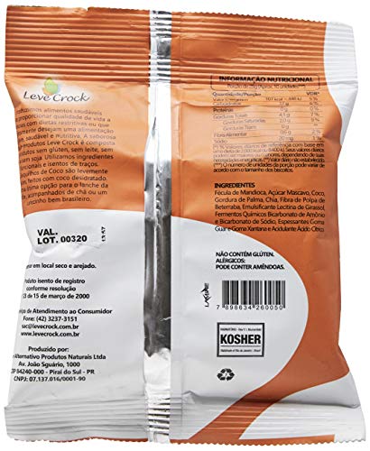 Biscoito Sequilhos De Coco Leve Crock 25G