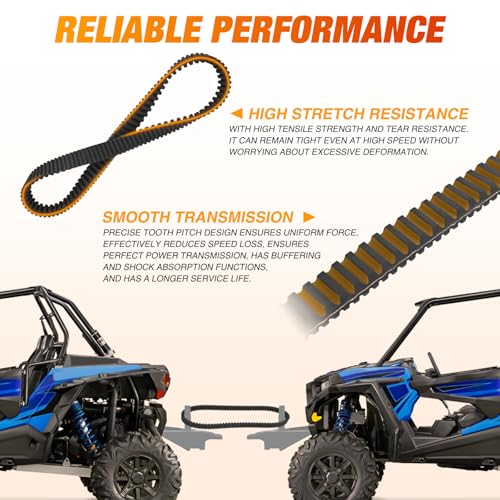 Image of Nilight Drive Belt 3211196 Performance UTV Belts Compatible with Polaris