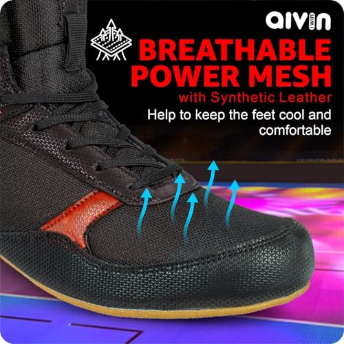 Image of AIVIN Men's Kabaddi, Kho Kho, Wrestling Shoes | Blue Athletic Sports Shoes