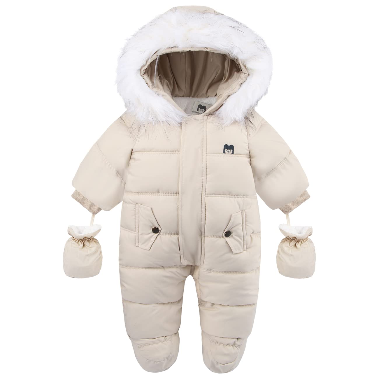Baby Girls Winter Snowsuits Toddler Jackets For Boy Infant Jumpsuit