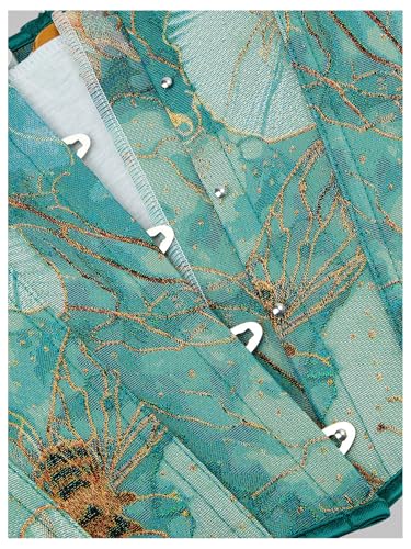 SHENHE Women's Vintage Renaissance Overbust Corset Top Floral Lace Up Boned Bustier Bodyshaper4