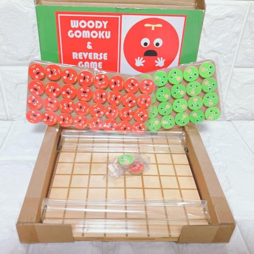 ピン ムック 木製 五目並べ リバース オセロ ゲーム