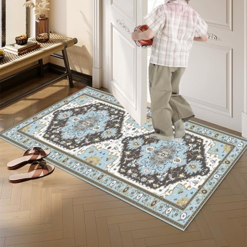 Alfombra corredor cocina lavable para proteger el suelo del pasillo y la entrada 4