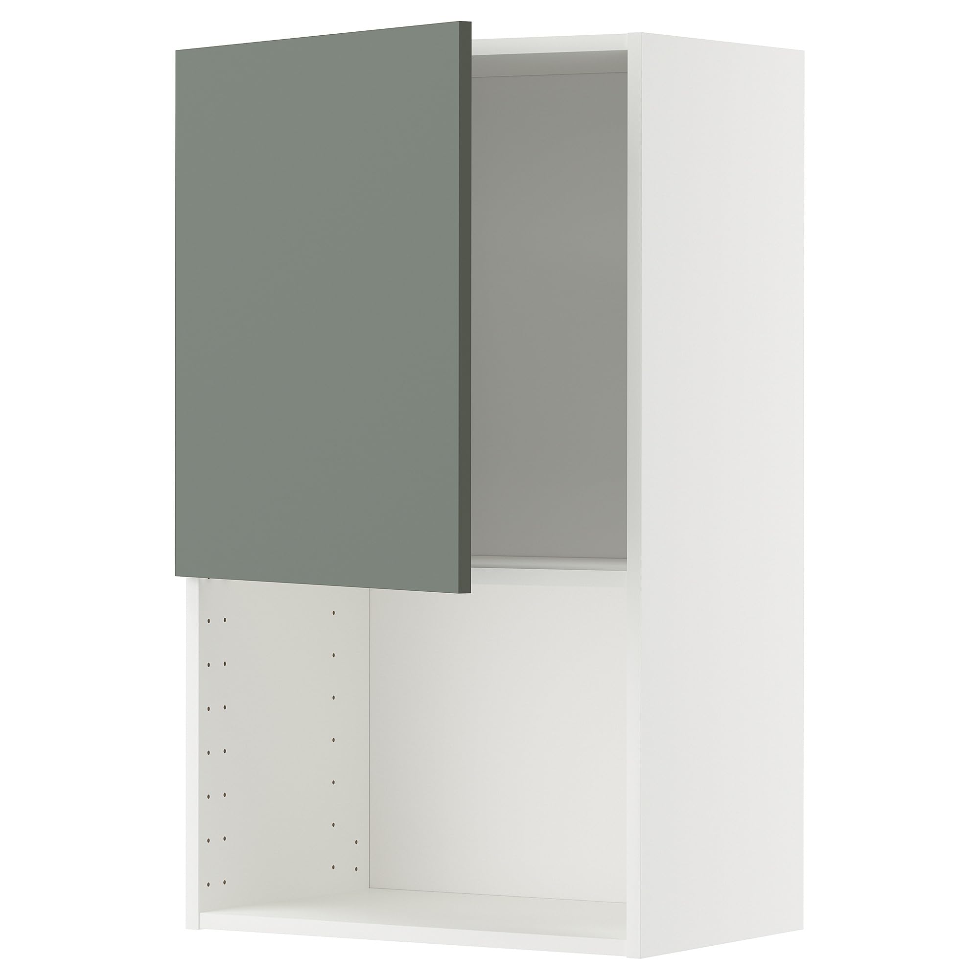 Caisson cuisine METOD micro-ondes au design minimaliste gris mat Nickebo