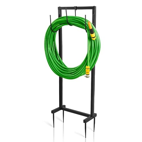 Zspeng Garden Hose Holder,Freestanding Hose Stand Hanger,Detachable Metal Hose Storage,Thicker Heavy Duty Water Hose Holder Reels For Outside Yard. #TOP3