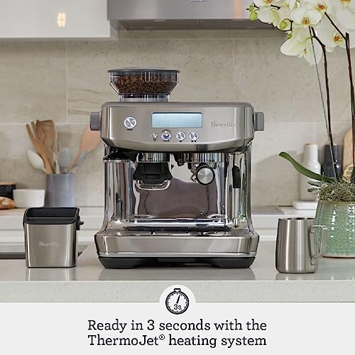 Breville BES878BSS Barista Pro Espresso Machine, Brushed Stainless Steel - 1