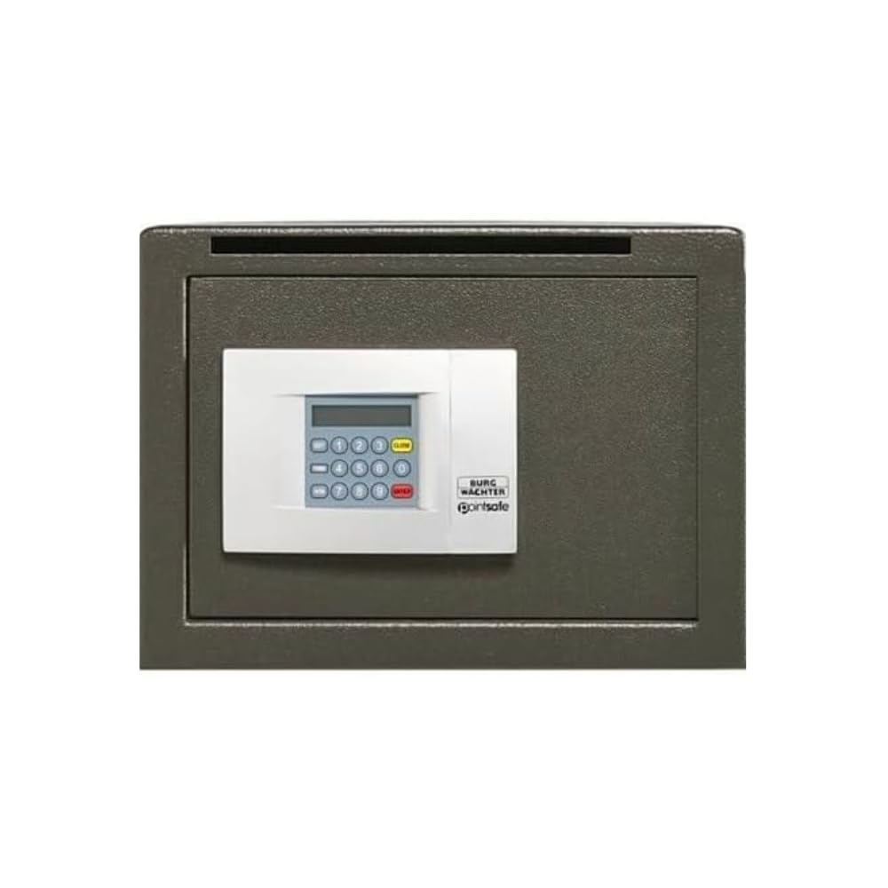 BURG-WÄCHTER Coffre-Fort à Meubles avec Serrure Electronique à Combinaison, Niveau de Sécurité B, PointSafe P2E EWS, Noir