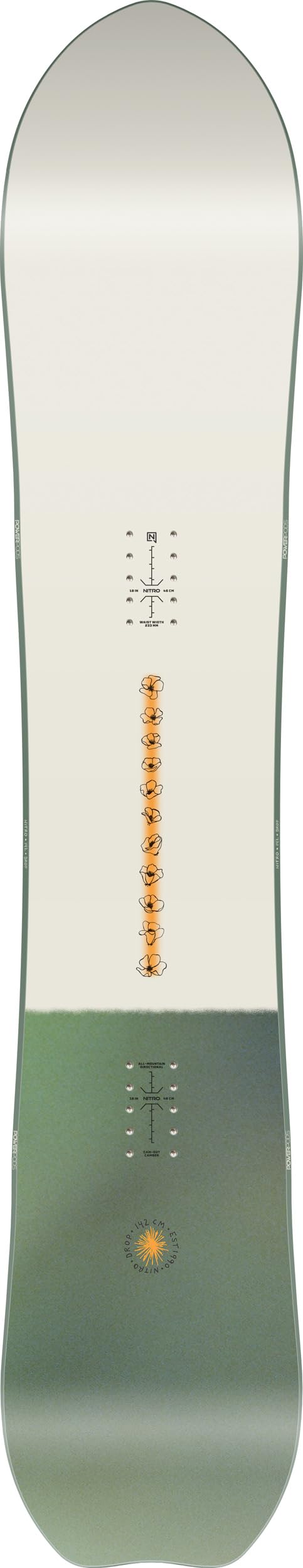 Nitro Snowboards Damen Drop Allmountain Freeride Girls Powder Carving Board
