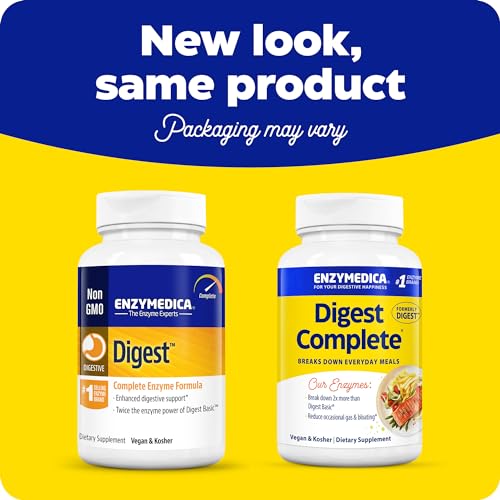 Enzymedica - Digest, Complete Digestive Enzyme Formula, 180 Capsules