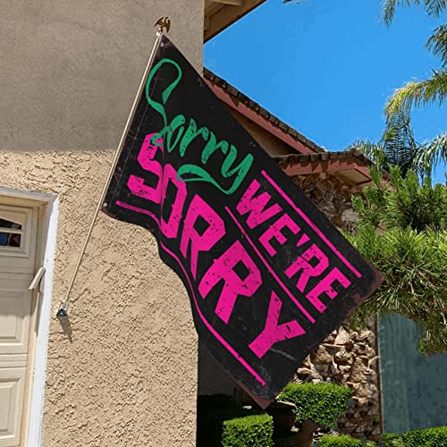 Drapeau de jardin résistant 152 x 244 cm à œillets intégrés