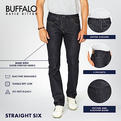 Image of Buffalo David Bitton Men's Six Slim Fit Jean in Spirit