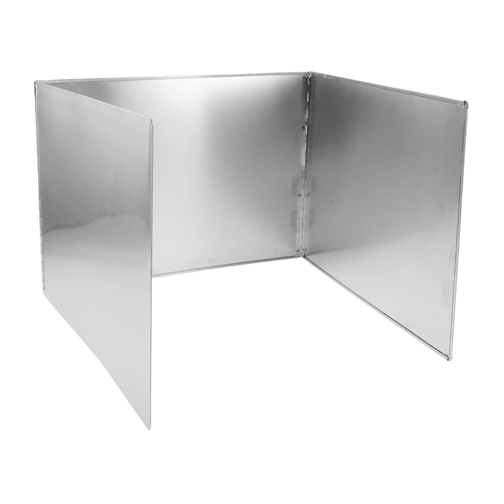 Plaque anti-éclaboussures de cuisine en inox pour stopper les projections d'huile