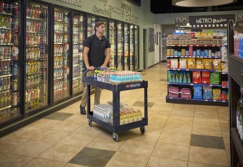 Rubbermaid Commercial Products FG452088BLA 2-Shelf Utility/Service Cart thumb #10