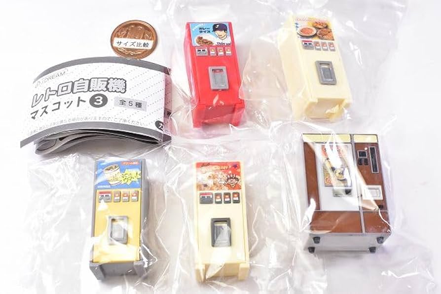 Amazon | レトロ自販機マスコット3 [全5種セット(フルコンプ）]J