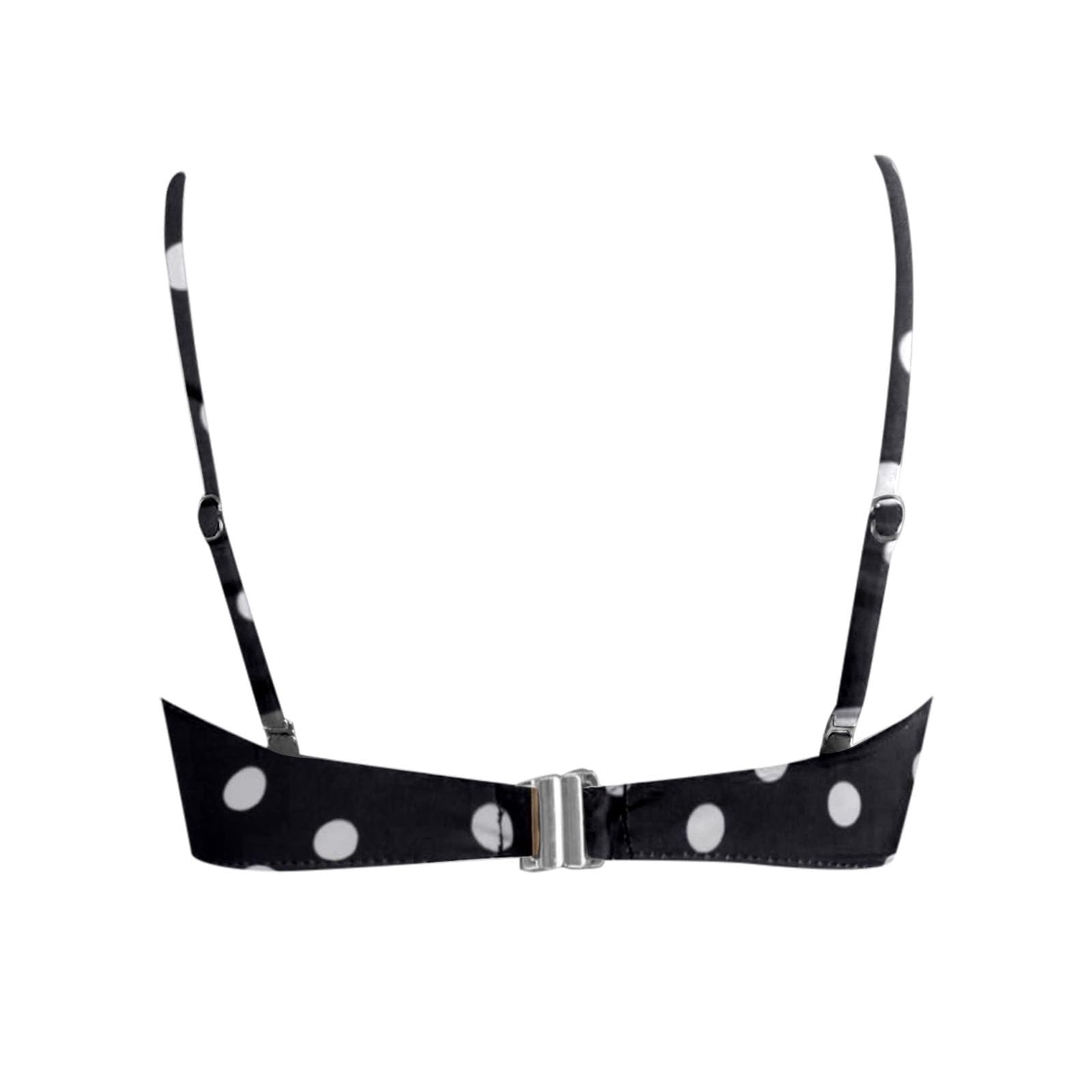 Zestawy Bikini Dla Kobiet Góra Od Bikini Typu Bandeau Góra Od Kostiumu Kąpielowego Bez Ramiączek, Czarna, M