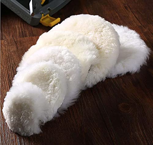 Image of DIY Crafts 2 Pcs, 2 inch inch Only Wool Pad, Only Wool Pad, Polishing Drill Buffing Felt Pads Waxing Sealing Glaze Finishing Glass Scrac(2 Pcs, 2 inch inch Only Wool Pad)