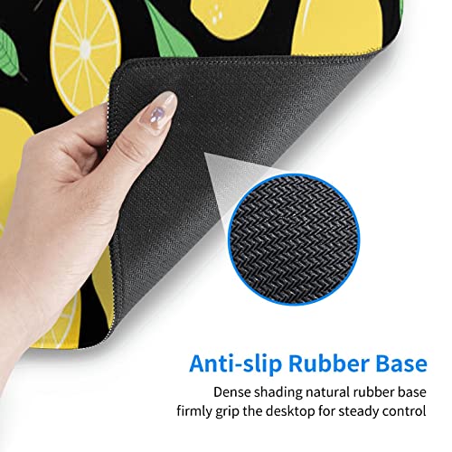 Tapis de souris de jeu citron grand format pour décorer votre bureau de maison - 7